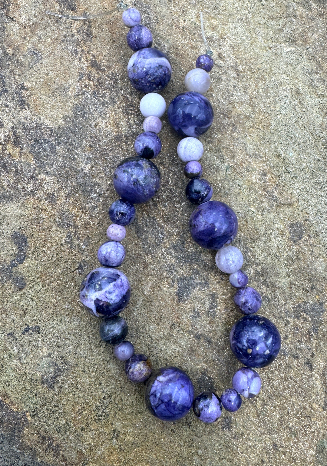 RARE Utah Tiffany Stone 5-13mm Round Beads Designer Bead