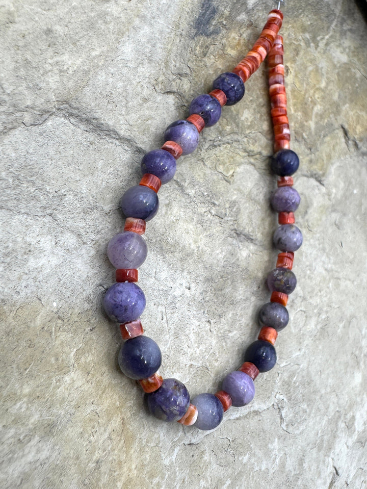 RARE Utah Tiffany Stone and Spiny Oyster Designer Bead
