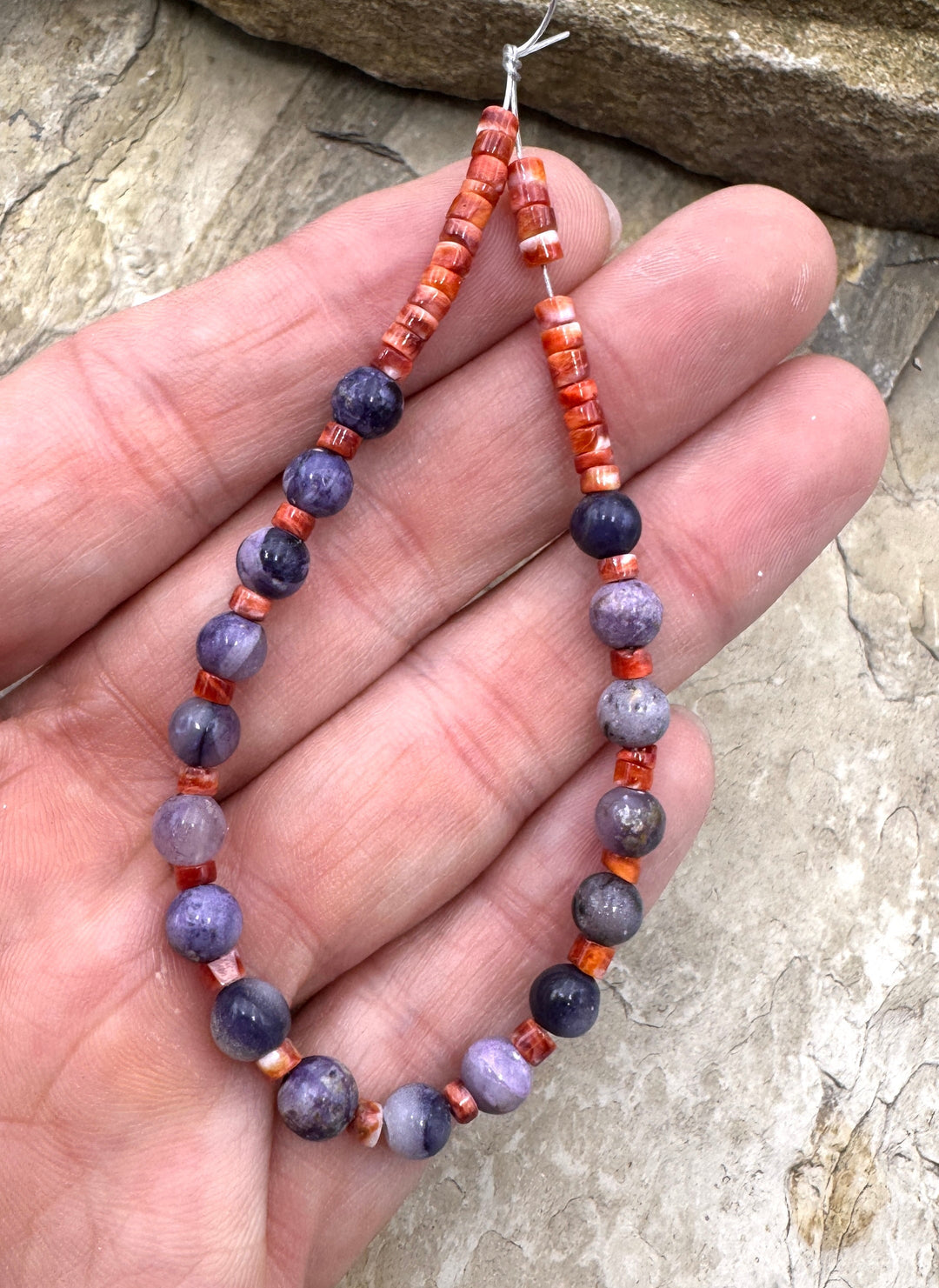 RARE Utah Tiffany Stone and Spiny Oyster Designer Bead