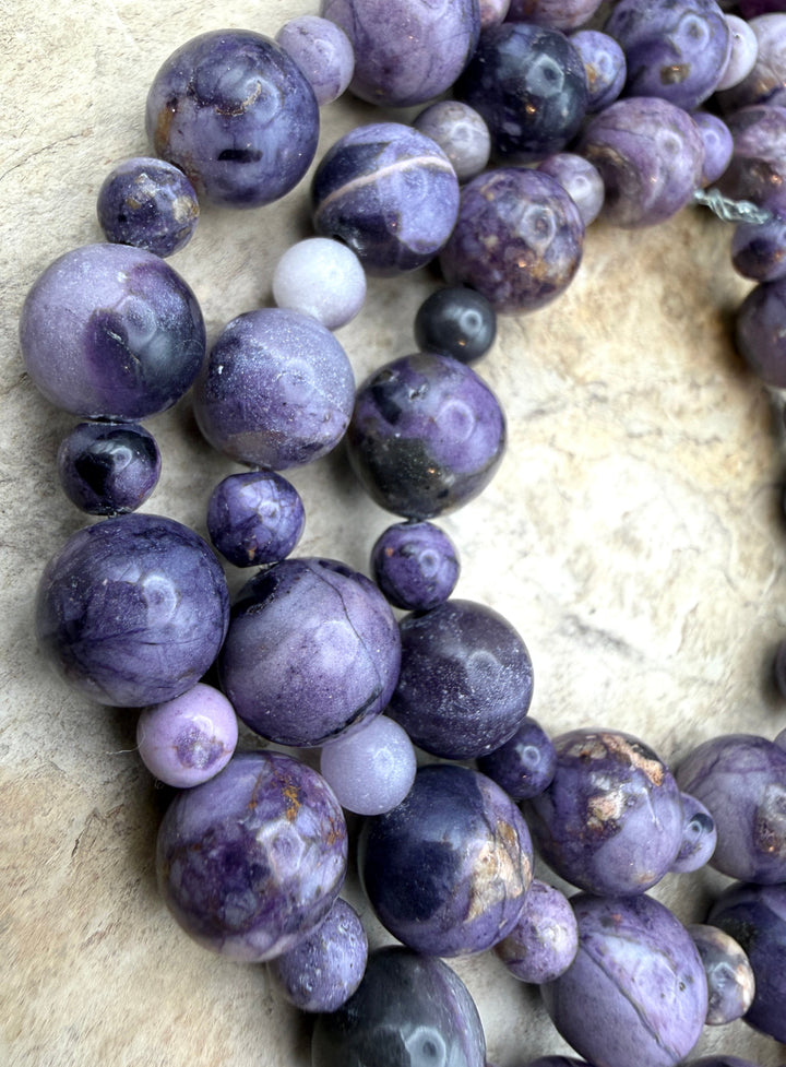 RARE Utah Tiffany Stone Designer Strand 6 & 10mm