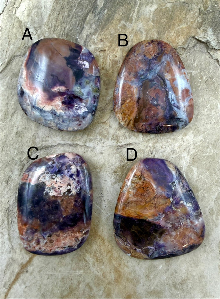 RARE Utah Tiffany Stone Freeform Cabochons 35x40mm