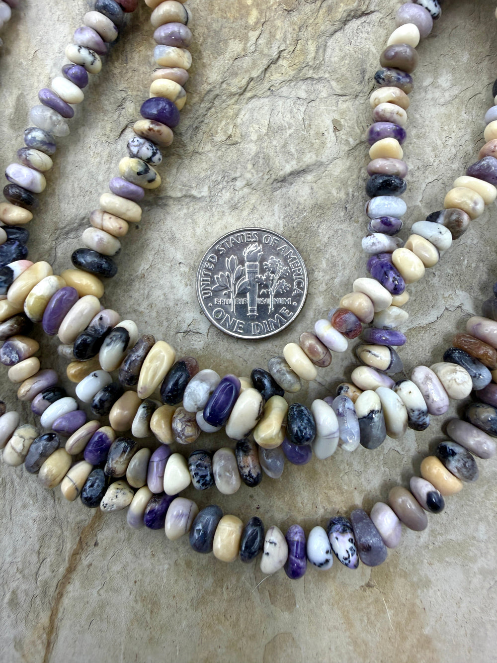 RARE Utah Tiffany Stone Graduated 4-6mm Nugget/Chip Bead