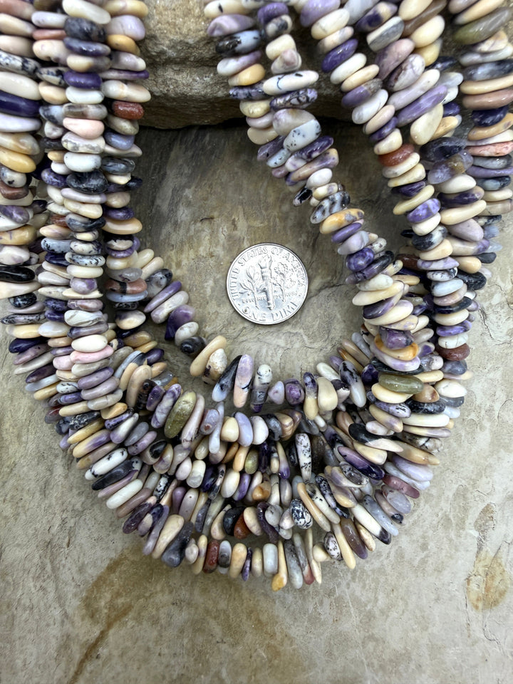 RARE Utah Tiffany Stone Graduated Flat Chip/Nugget Beads