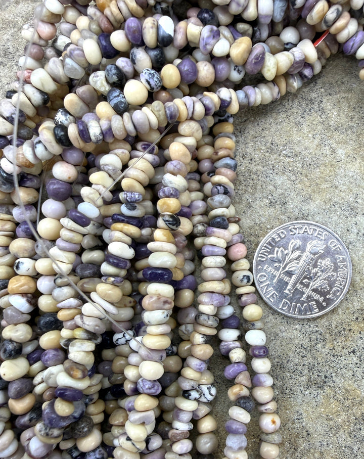 RARE Utah Tiffany Stone Small Nugget Beads 3-4mm ONE 16
