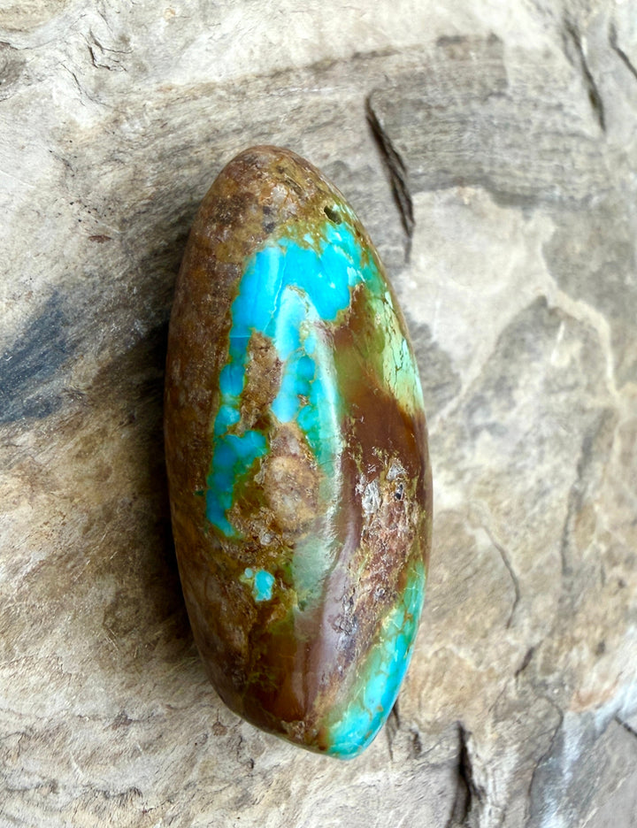 Royston Turquoise (Nevada) BIG Focal Pendant Bead 24x41x15mm
