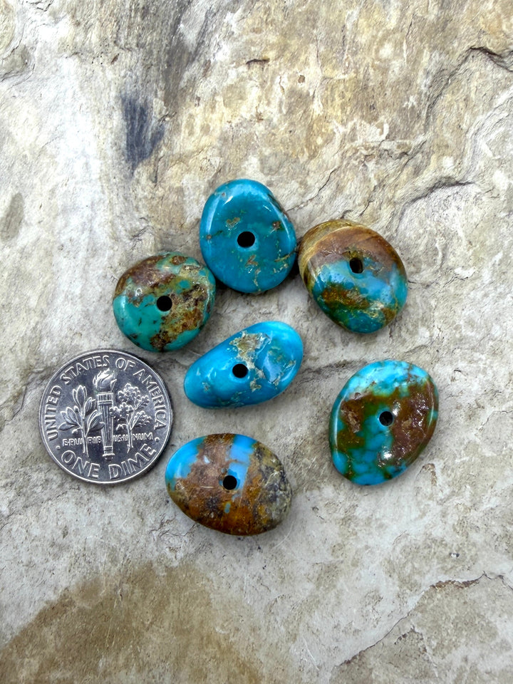 Royston Turquoise (Nevada) Large Hole Bead Sets