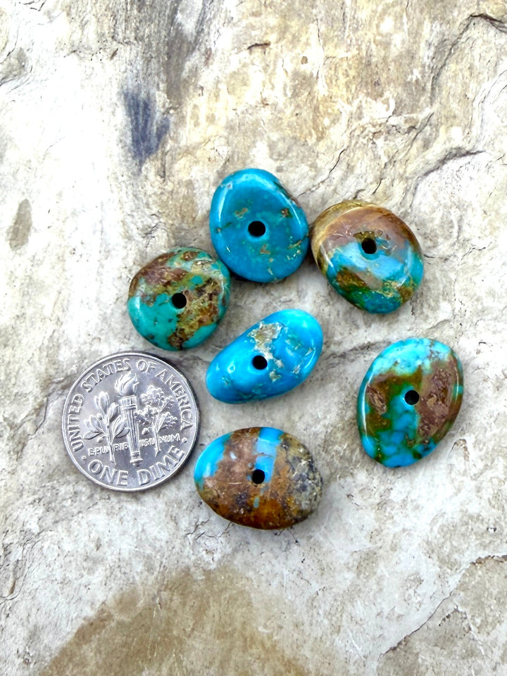 Royston Turquoise (Nevada) Large Hole Bead Sets