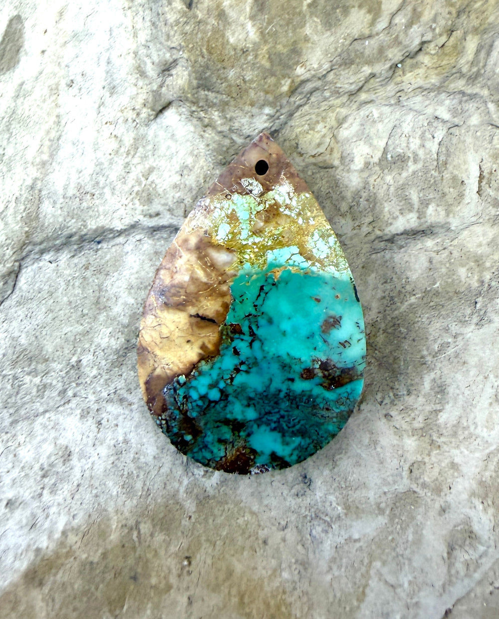 Royston Turquoise (NV) Focal Pedant 23x33mm - Turquoise