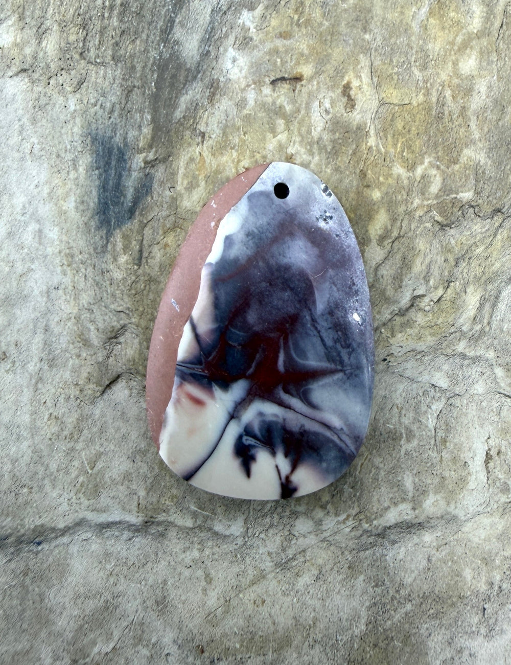 Sci-Fi Jasper (Mexico) Focal Penadnt Bead 19x29mm - Sci-Fi