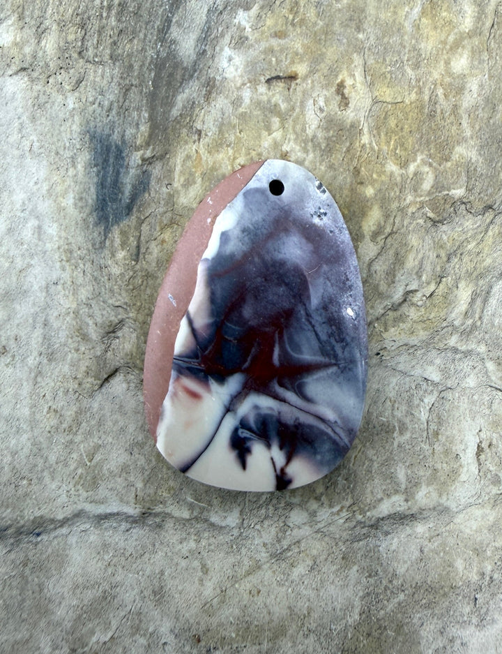 Sci-Fi Jasper (Mexico) Focal Penadnt Bead 19x29mm - Sci-Fi