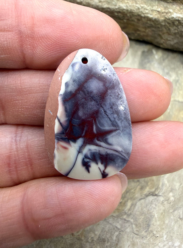 Sci-Fi Jasper (Mexico) Focal Penadnt Bead 19x29mm - Sci-Fi