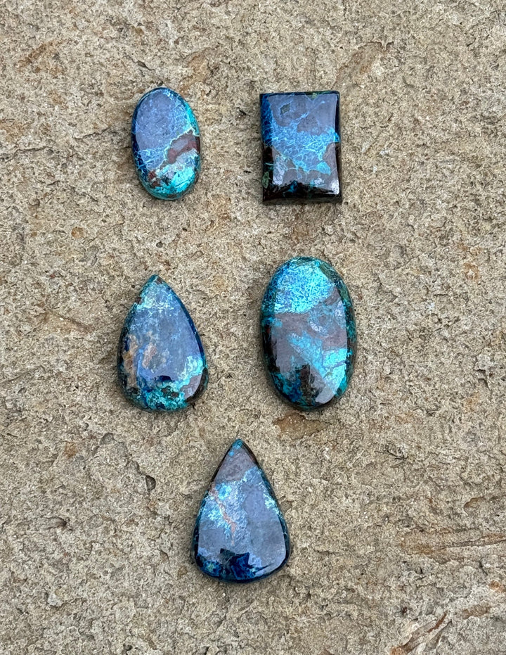 Shattuckite Cabochons Mixed Shames Select One Stone