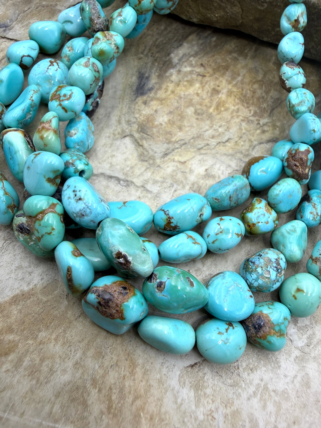 Sierra Nevada Turquoise (Nevada) 6x6-10x15mm ONE 16 Inch