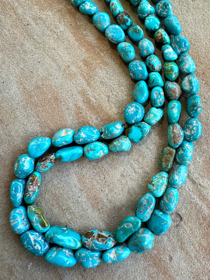 Sierra Nevada Turquoise (Nevada) Graduated Nugget Strand