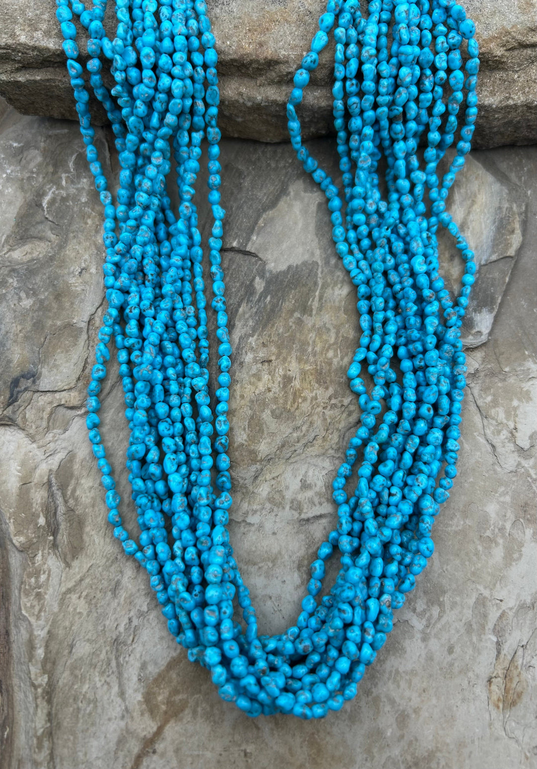 Sleeping Beauty Turquoise (AZ) 3-4mm Nugget Beads ONE 18