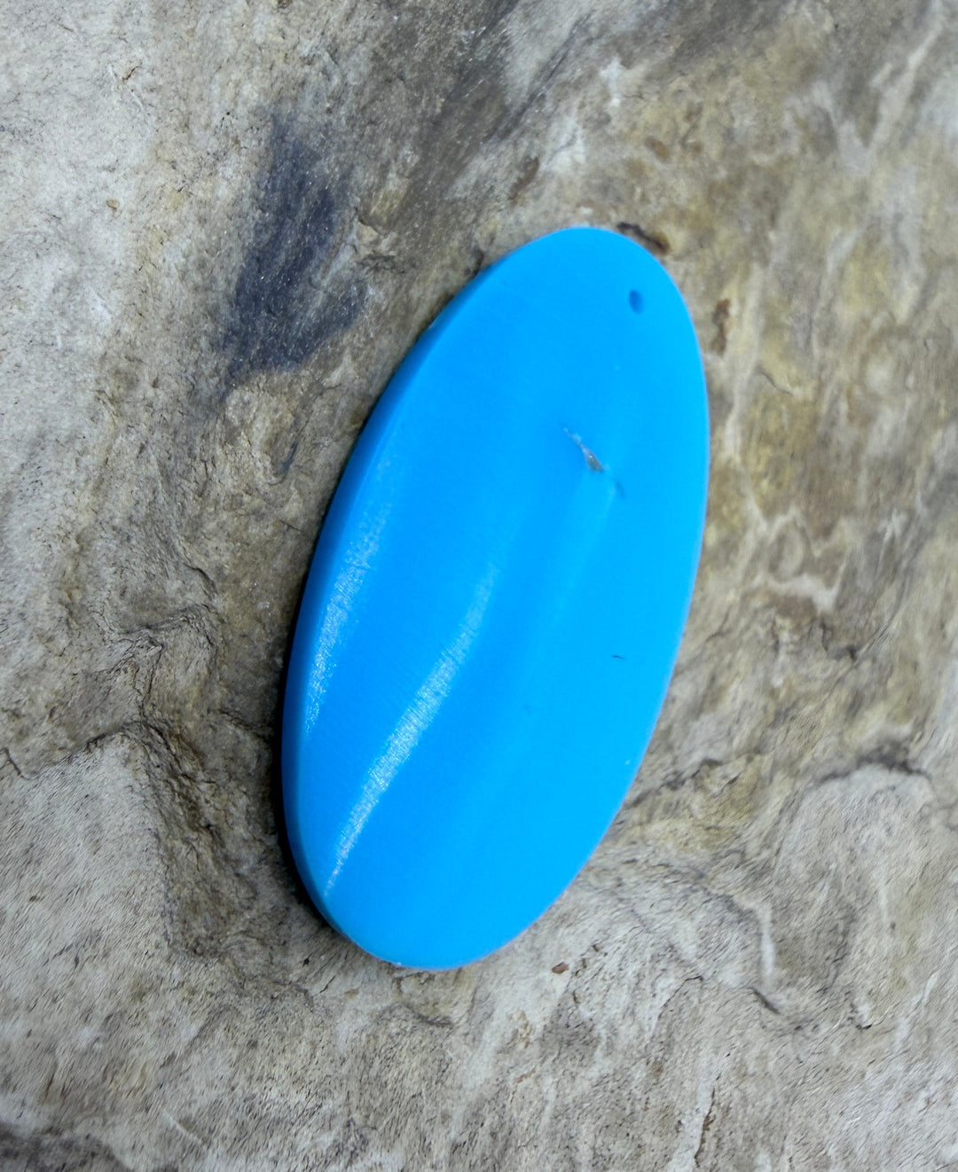 Sleeping Beauty Turquoise (AZ) Oval Focal Pendant Bead