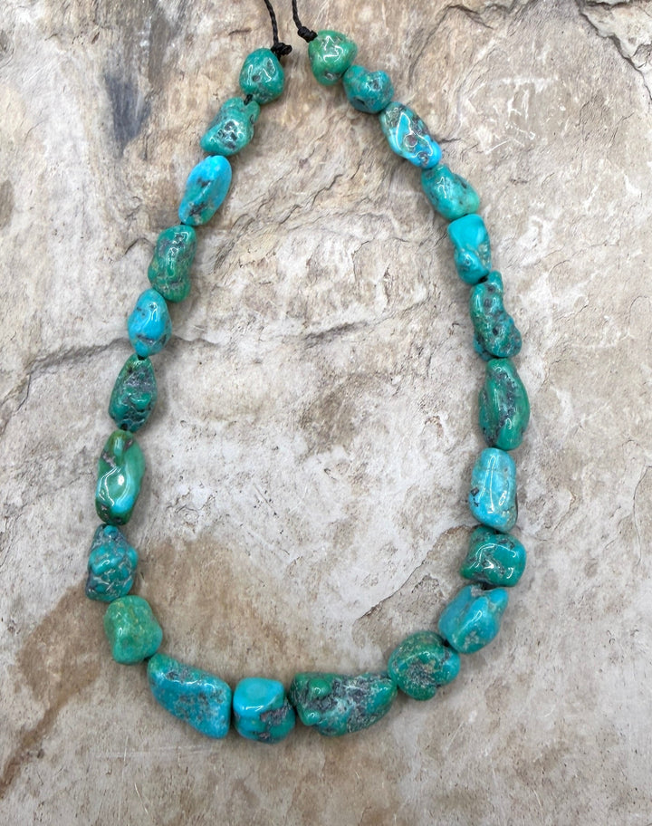 Sonora Mountain Turquoise (Mexico) Nugget Beads 6x6-8x12mm