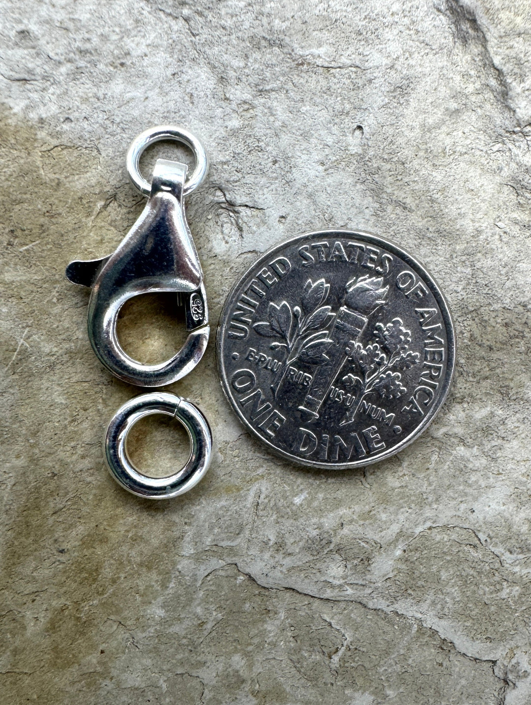 Sterling Silver GIANT (12x16mm) Heavy Lobster Claw Clasp