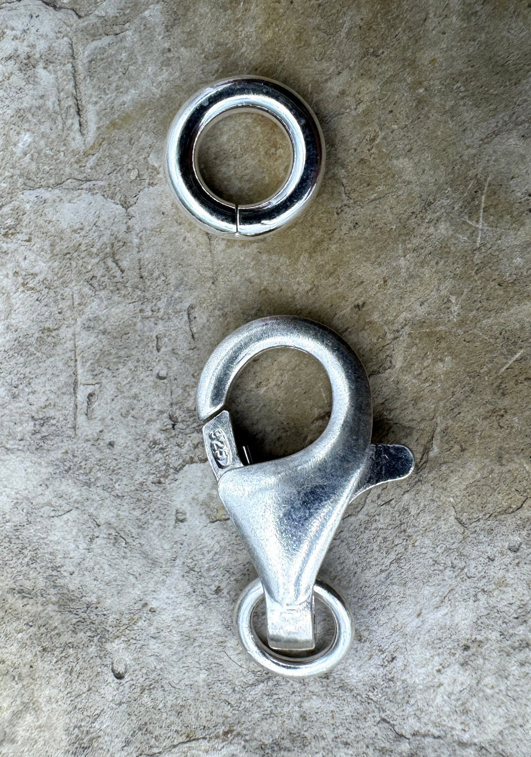 Sterling Silver GIANT (12x16mm) Heavy Lobster Claw Clasp