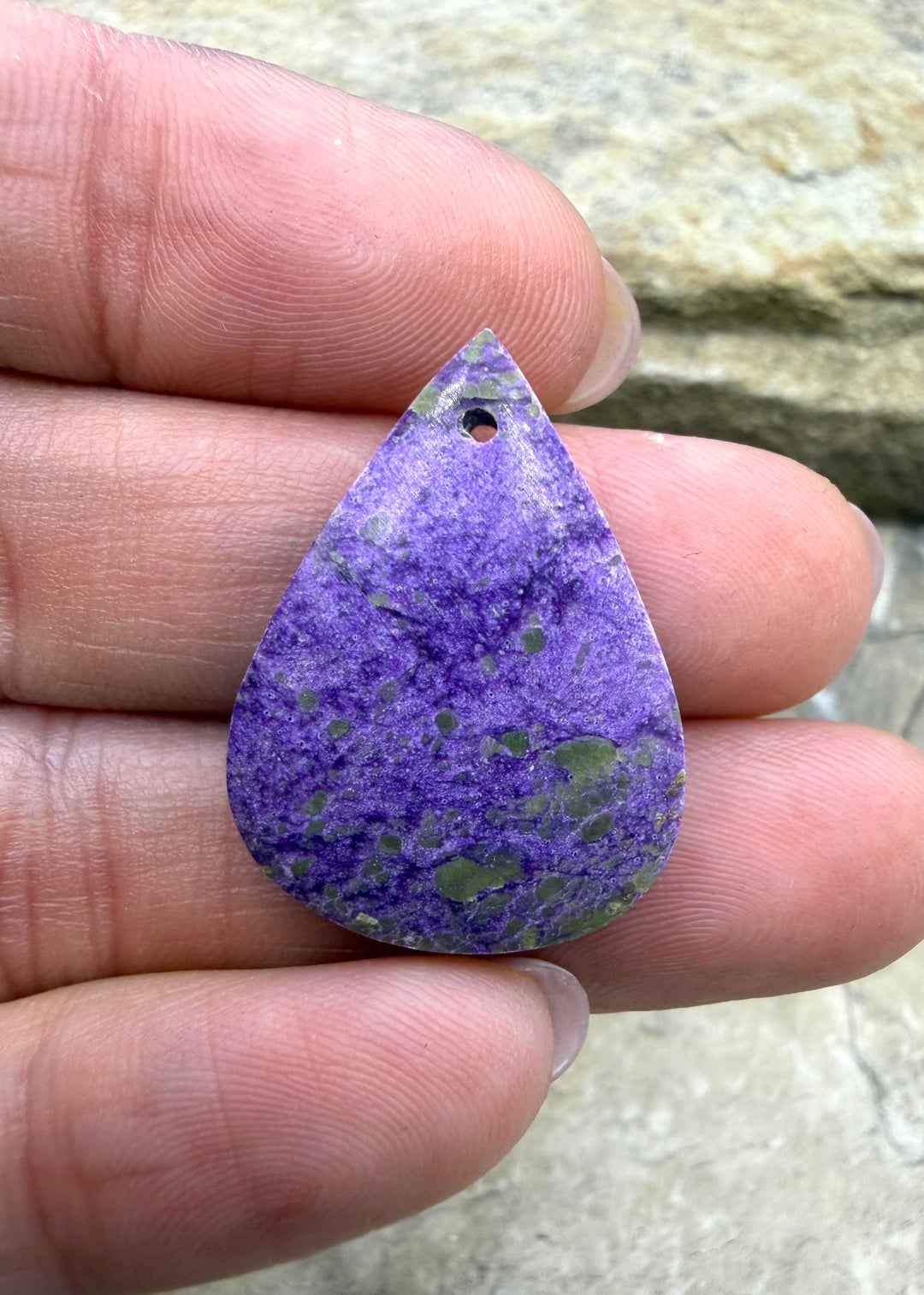Stichite/Atlantisite (Australia) Focal Pendant Bead