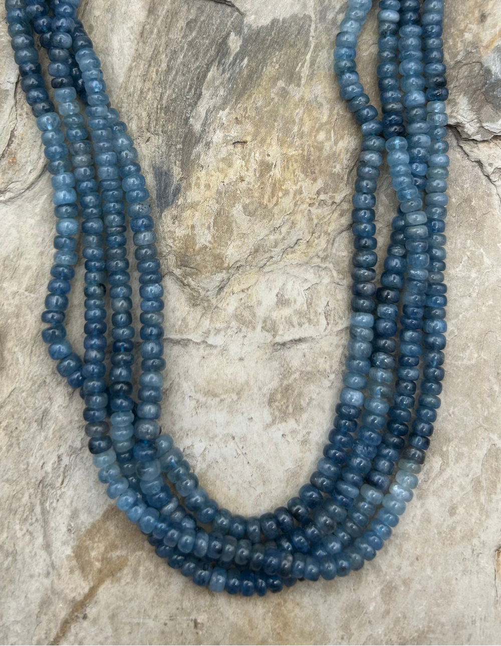 Tanzanite 4mm Rondelle Beads 15 Inch Strand - tanzanite