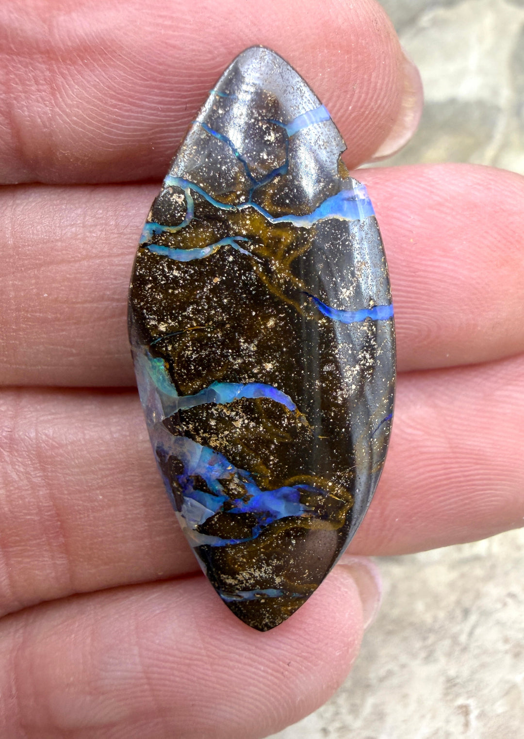 Top Quality Boulder Opal (Australia) Focal Pendant Bead