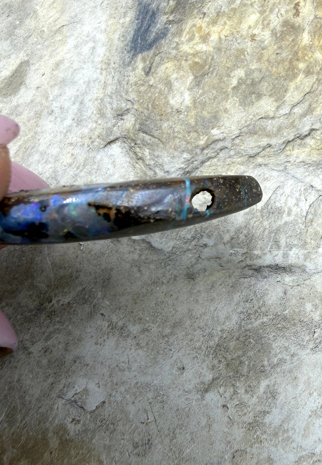 Top Quality Boulder Opal (Australia) Focal Pendant Bead
