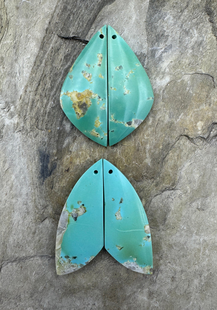 Turquoise Mountain Turquoise (Arizona) Large Earring Slab