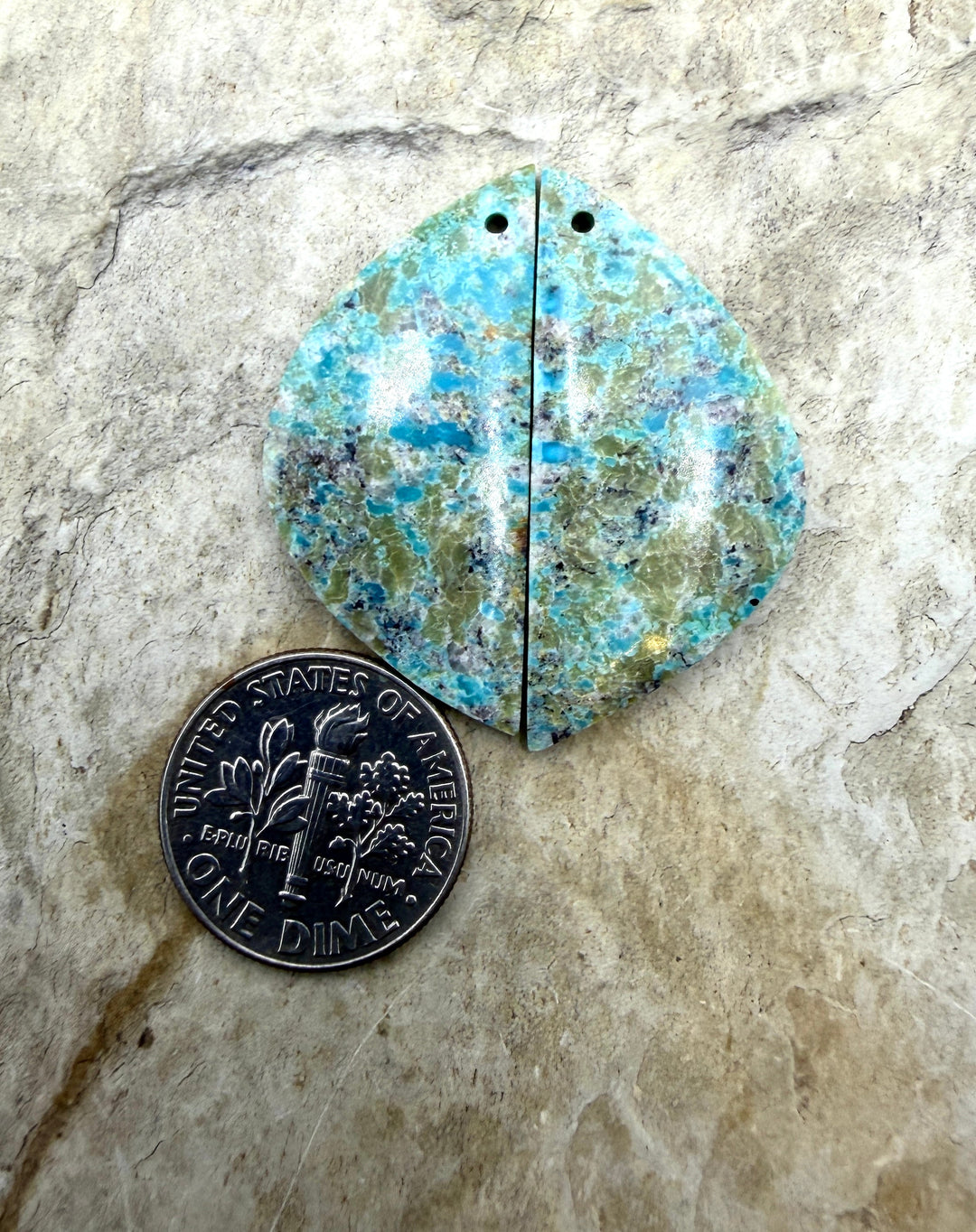 Turquoise Mountain Turquoise (Arizona) Matching Earring