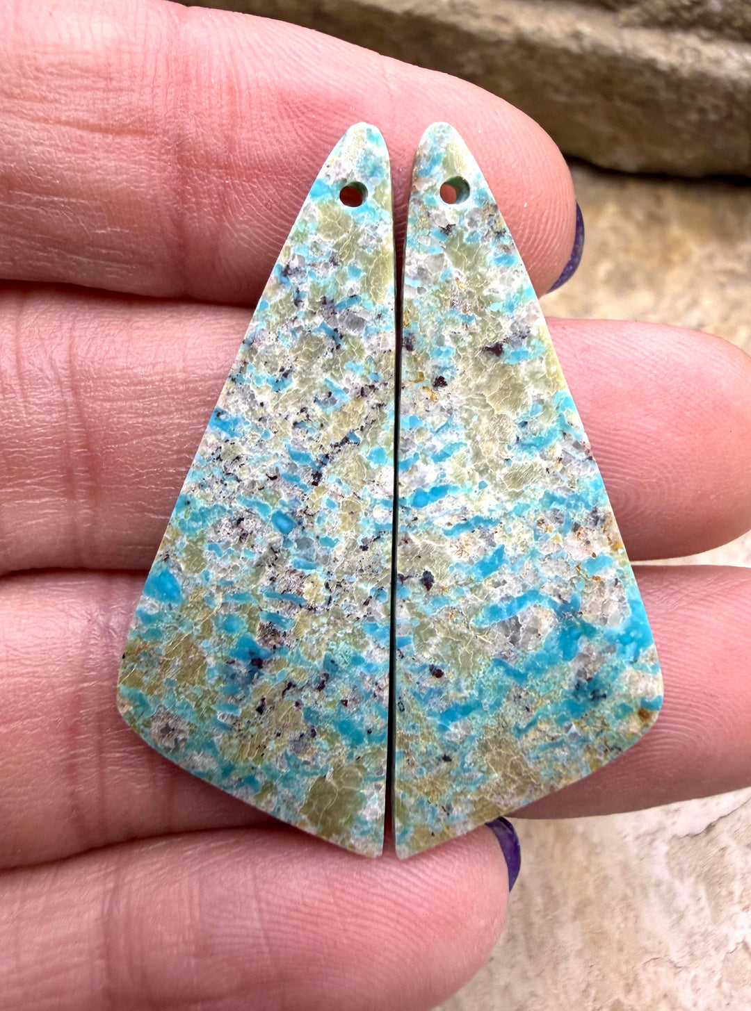 Turquoise Mountain Turquoise (Arizona) Matching Earring