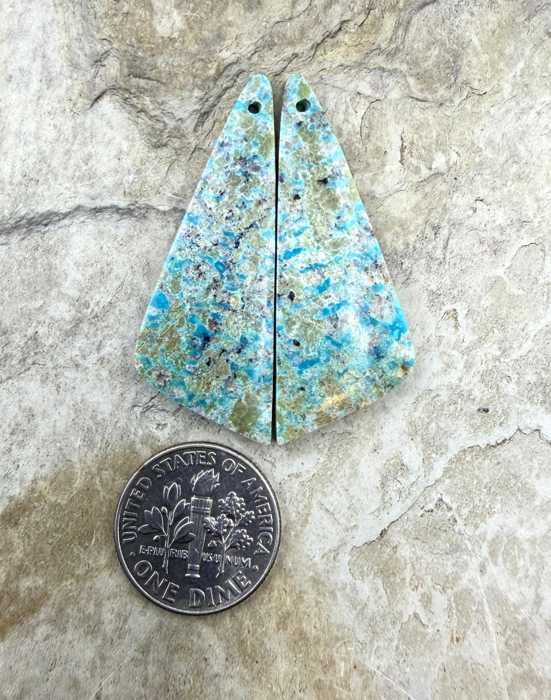 Turquoise Mountain Turquoise (Arizona) Matching Earring