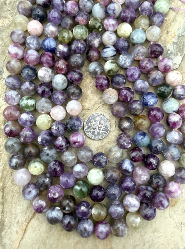 Unicorn Stone (Madagascar) Round Beads 10mm 15 Inch