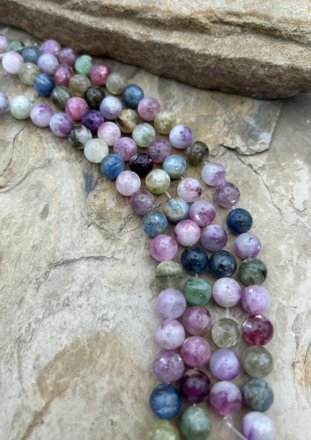 Unicorn Stone (Madagascar) Round Beads 10mm 7.5 Inch