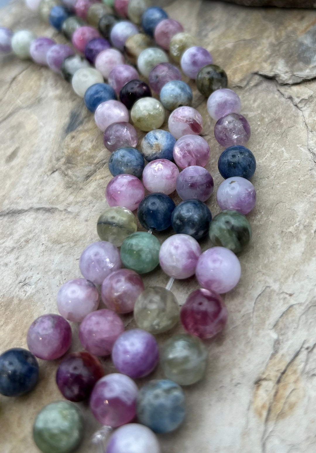 Unicorn Stone (Madagascar) Round Beads 10mm 7.5 Inch