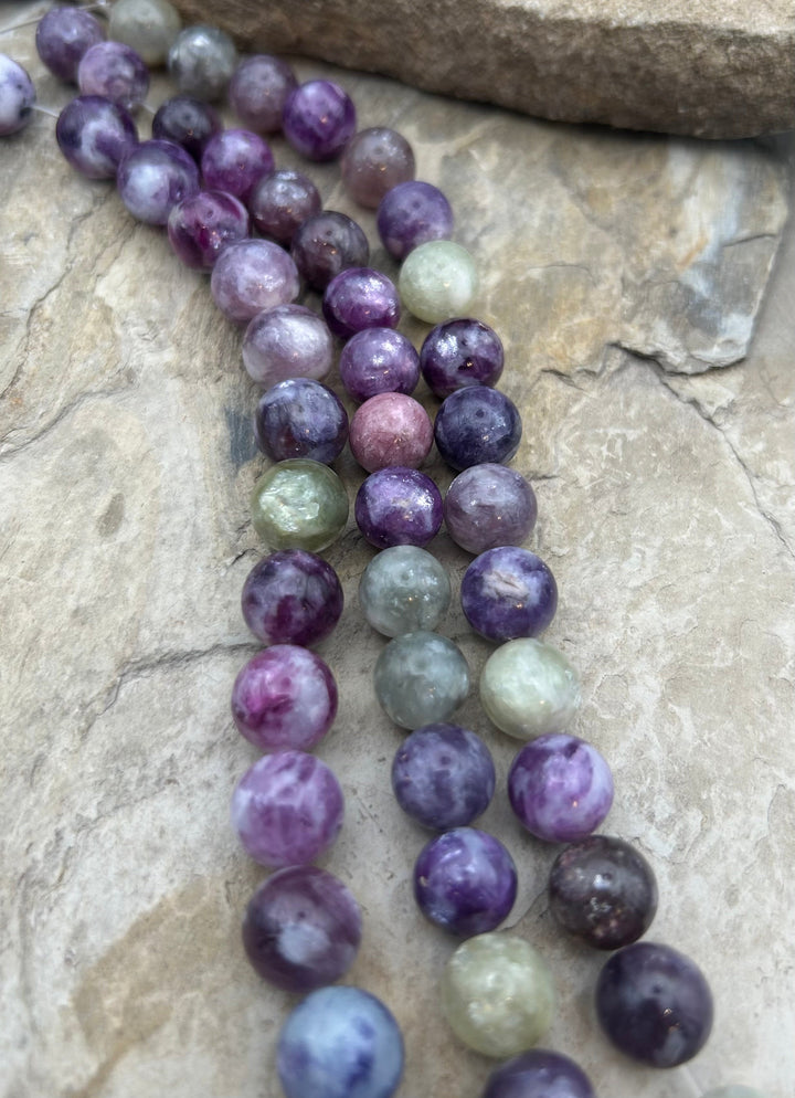 Unicorn Stone (Madagascar) Round Beads 12mm 8 Inch