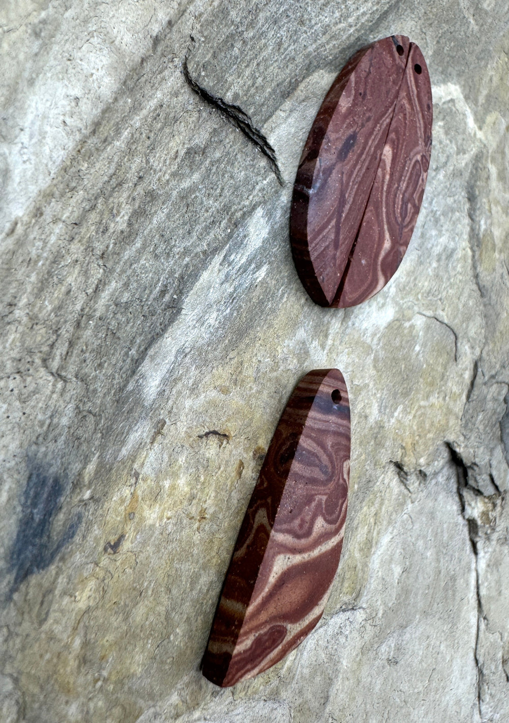 Utah Wonderstone 3 Piece Set Pendant and Matching Earring