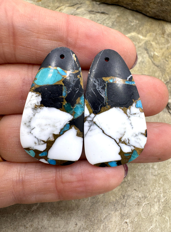 White Buffalo Kingman Turquoise & Bronze - Kingman