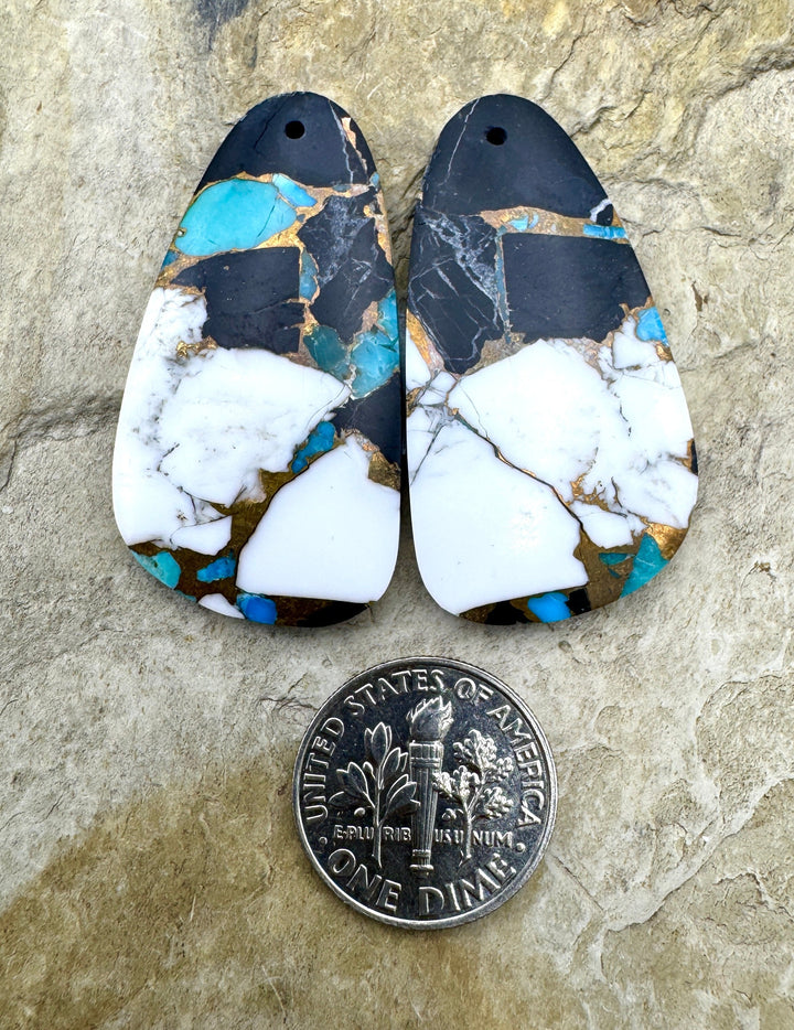 White Buffalo Kingman Turquoise & Bronze - Kingman