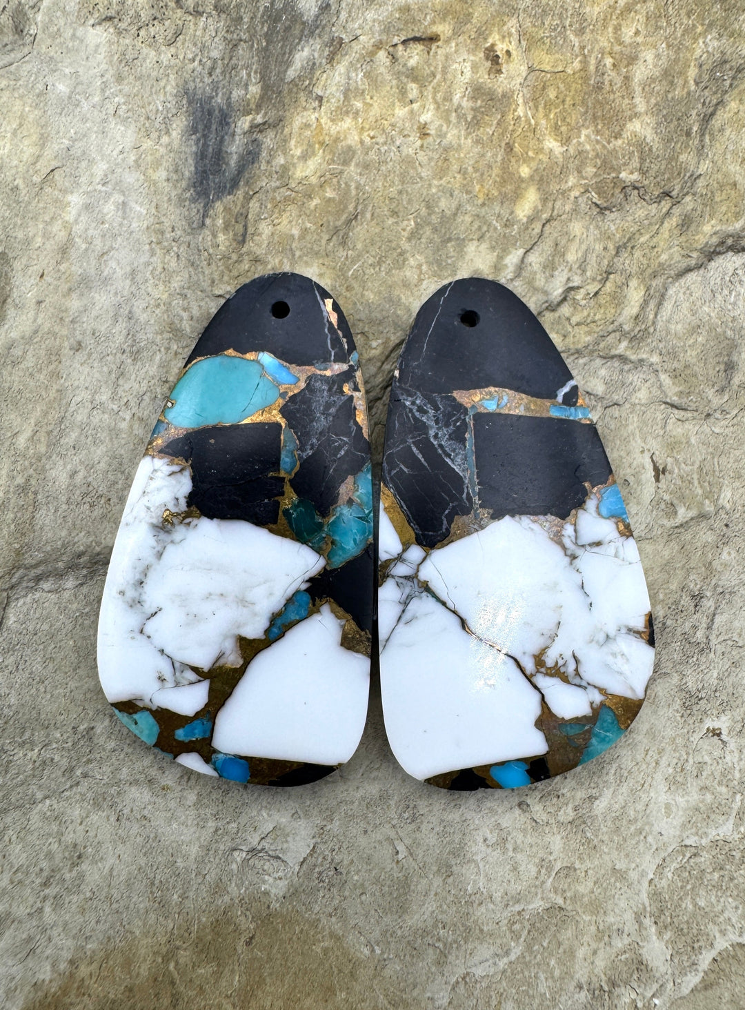 White Buffalo Kingman Turquoise & Bronze - Kingman