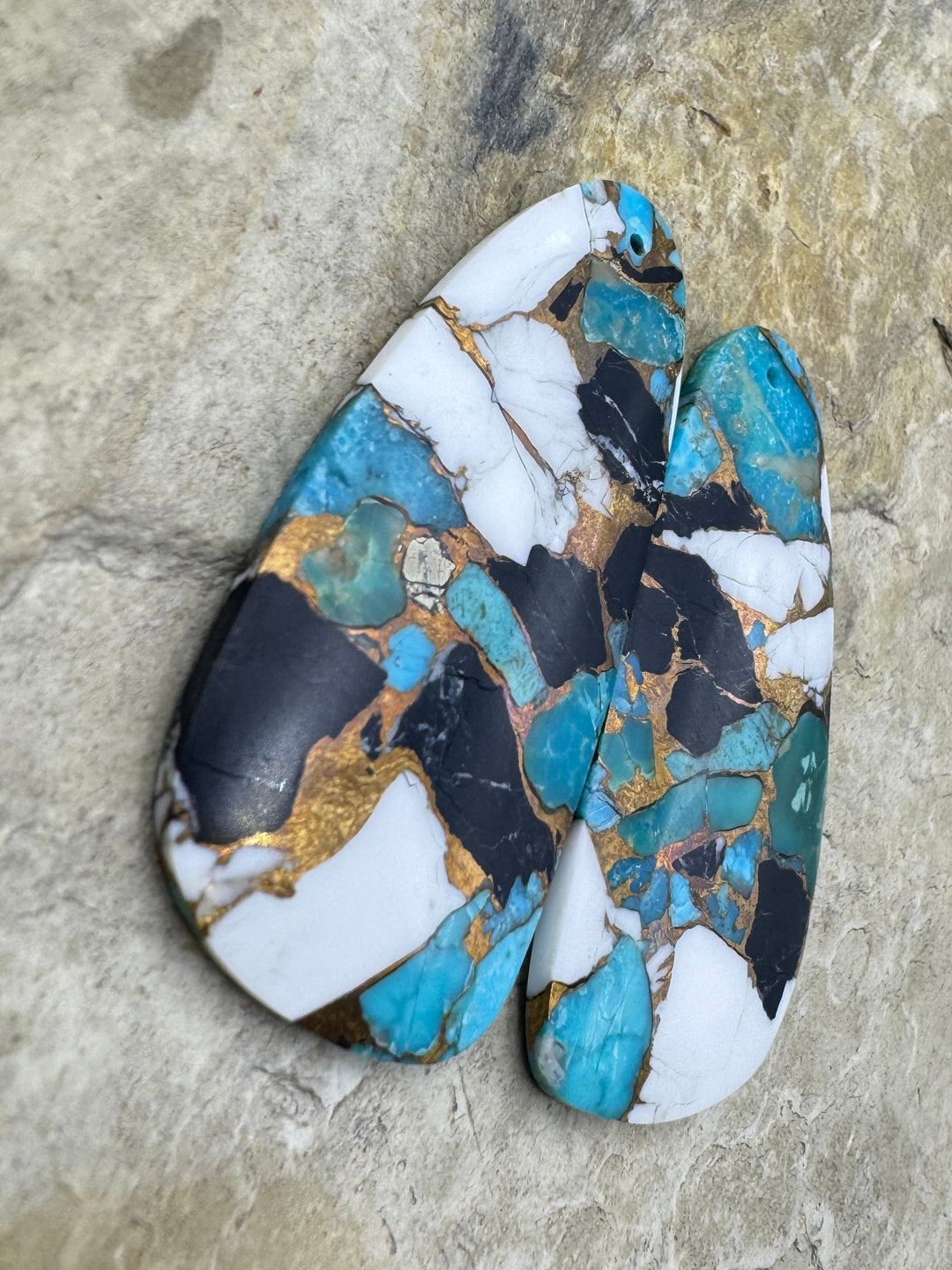 White Buffalo Kingman Turquoise & Bronze - Kingman