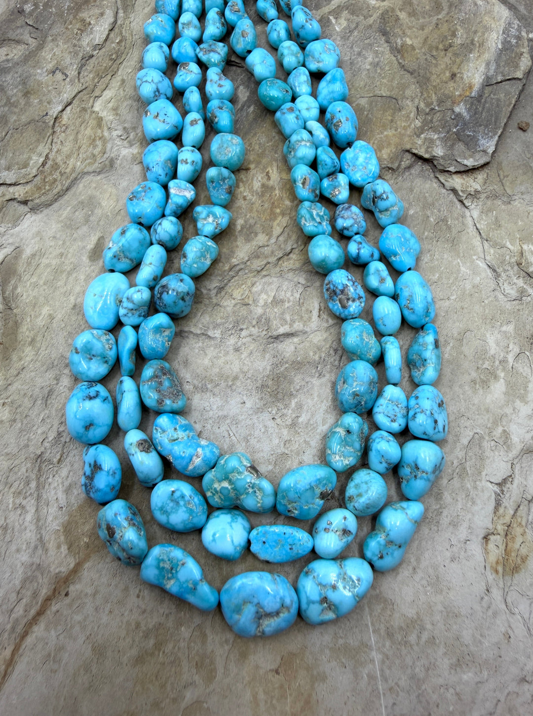 White Water Turquoise (Mexico) Graduated 7-12mm Smooth