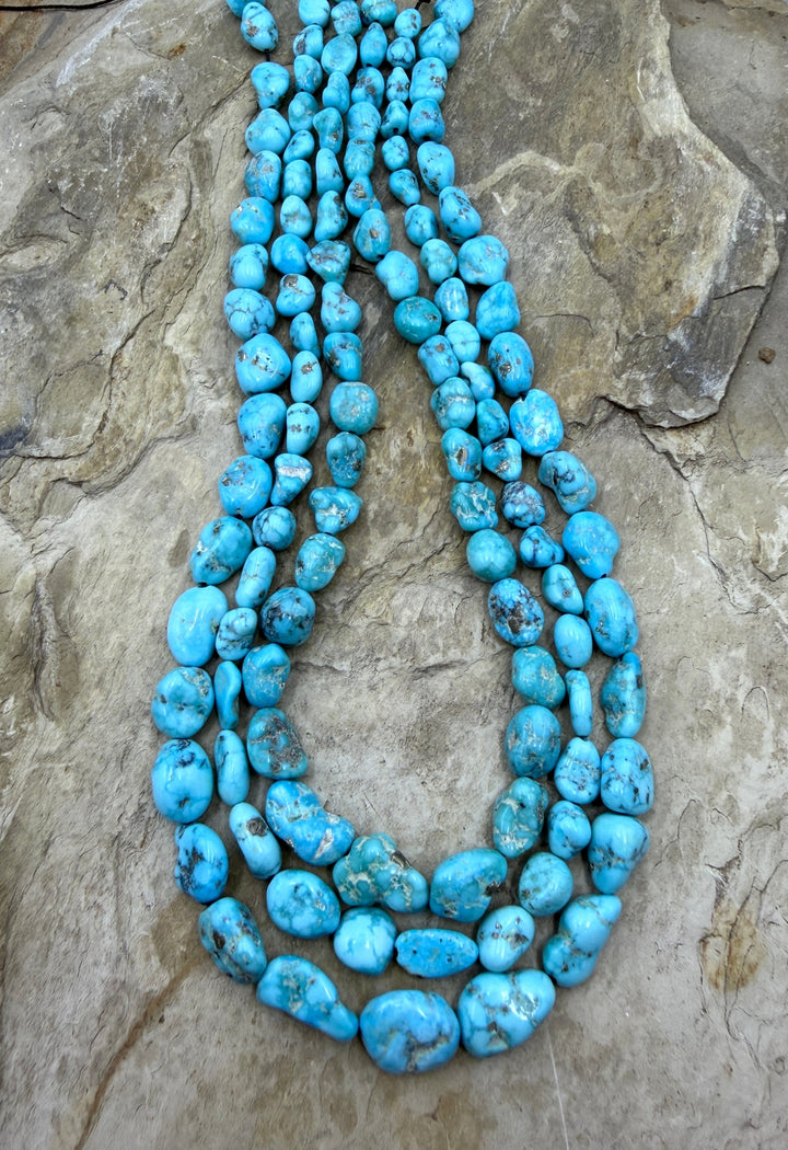 White Water Turquoise (Mexico) Graduated 7-12mm Smooth