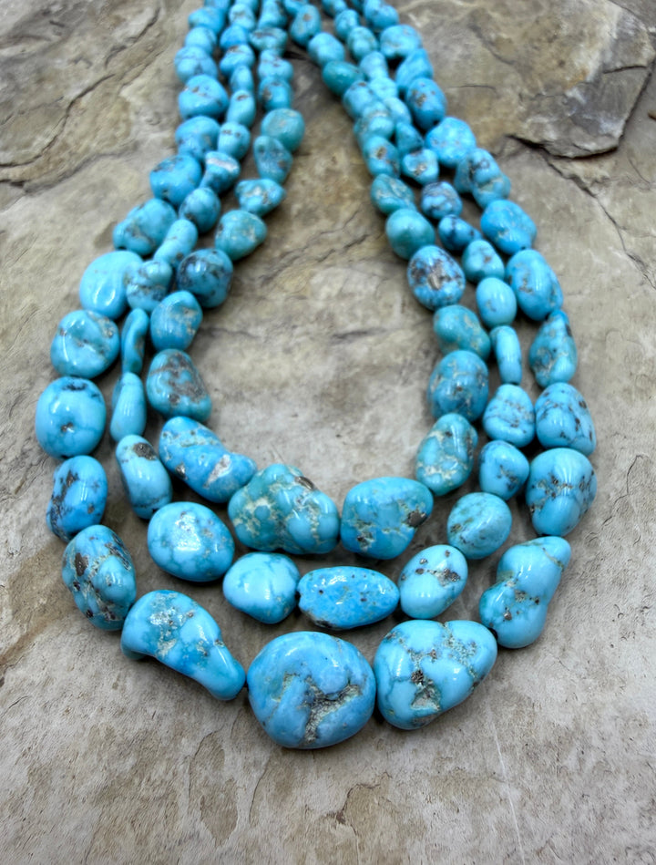 White Water Turquoise (Mexico) Graduated 7-12mm Smooth